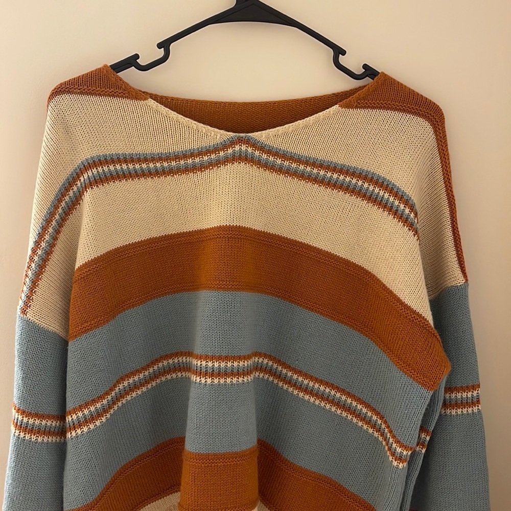 Colorful fall sweater